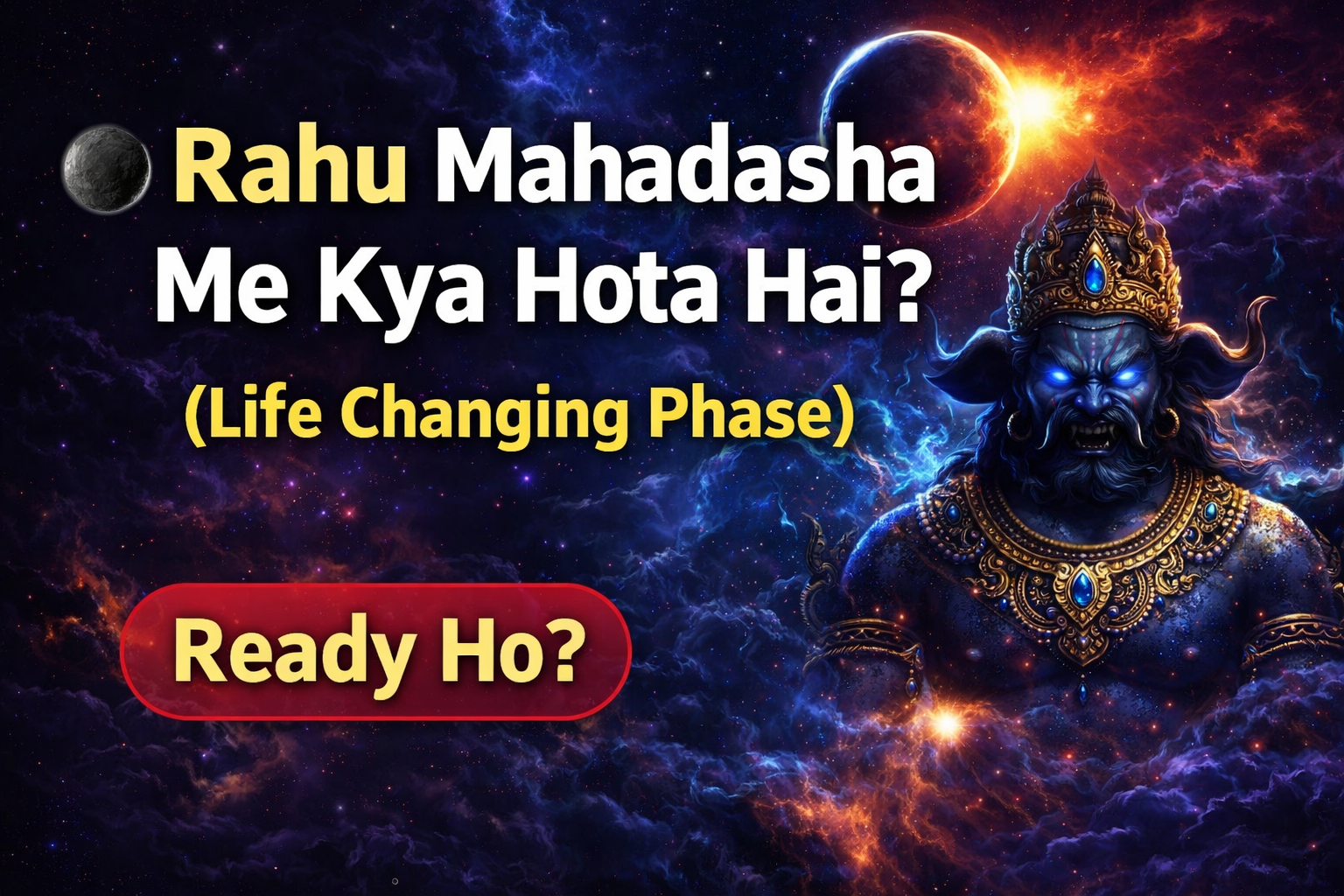 🌑 Rahu Mahadasha Me Kya Hota Hai? (Life Changing Phase)