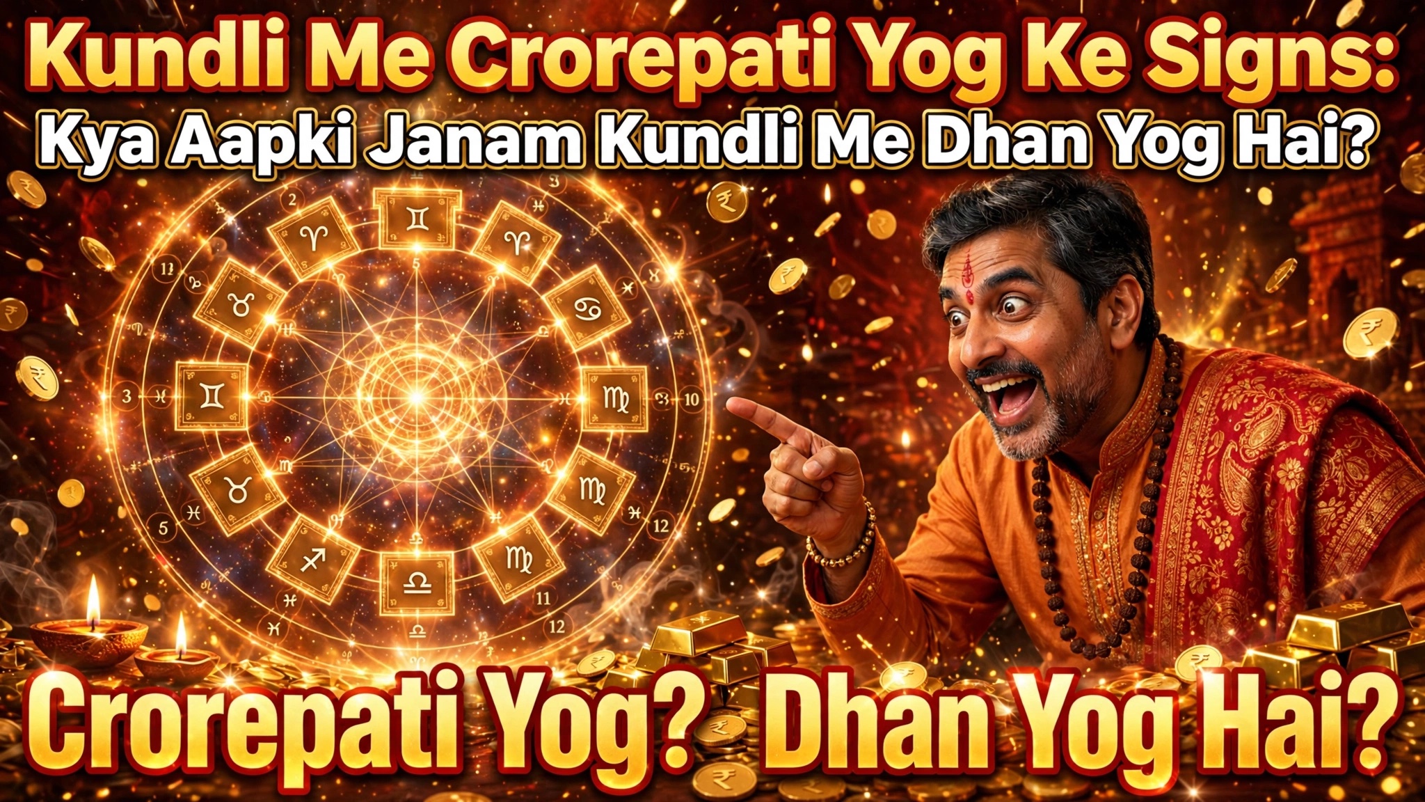 Kundli Me Crorepati Yog Ke Signs: Kya Aapki Janam Kundli Me Dhan Yog Hai?